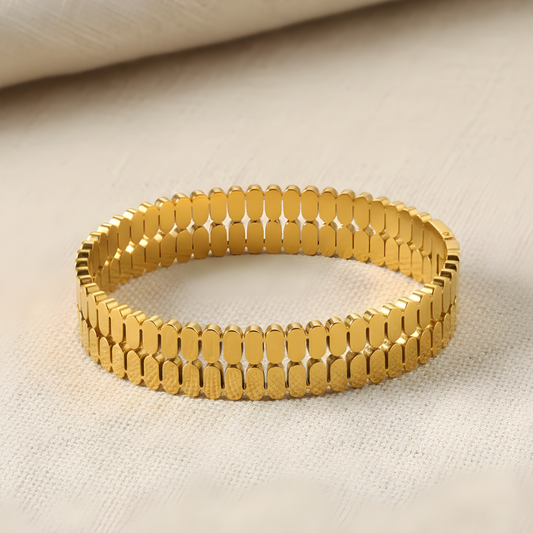 Gold Link Cuff
