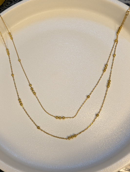 Beaded Layered Pendant