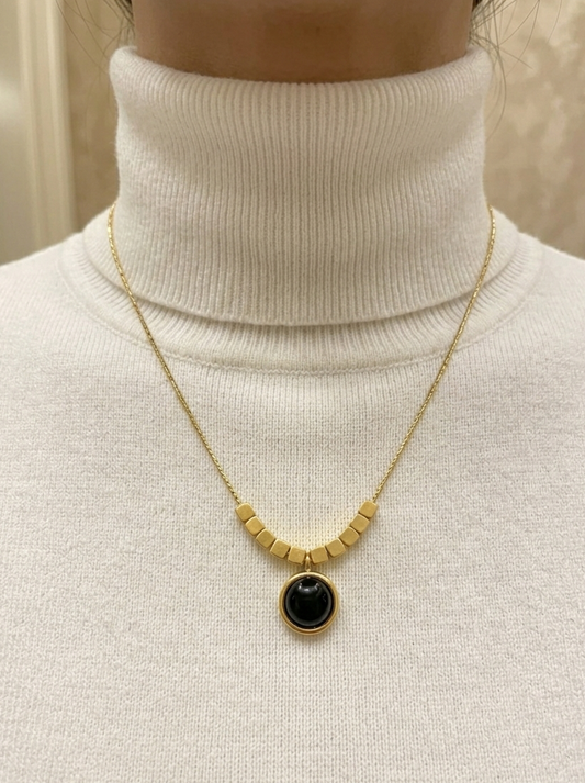 Noir Halo Pendant
