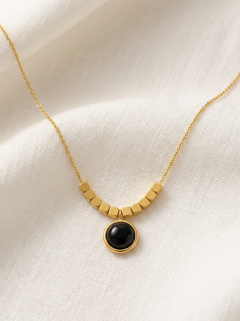 Noir Halo Pendant