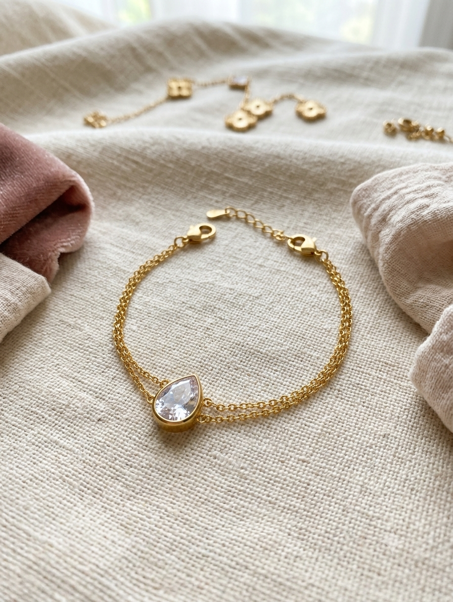 Crystal Drop Bracelet