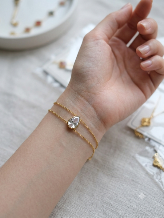 Crystal Drop Bracelet