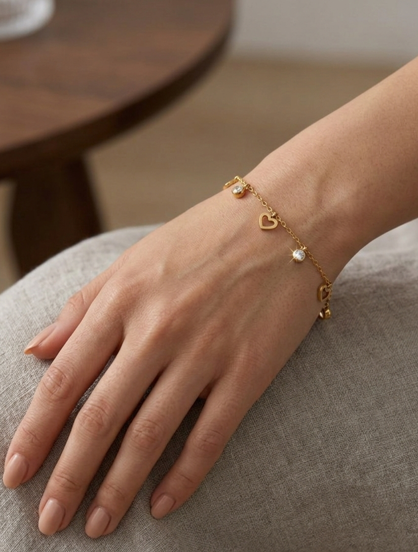 Little Heart Charm Bracelet