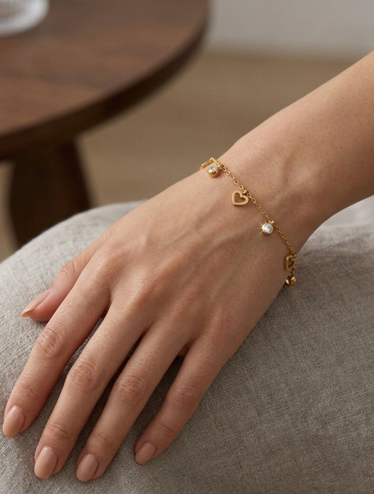 Little Heart Charm Bracelet