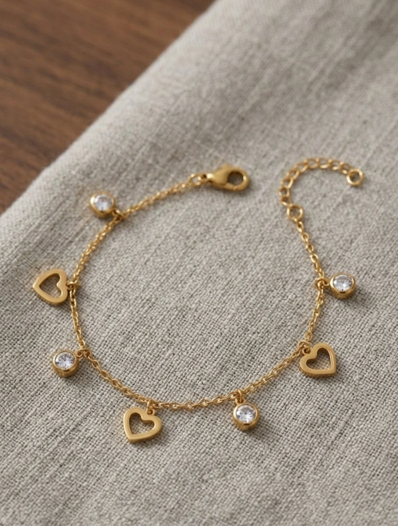 Little Heart Charm Bracelet
