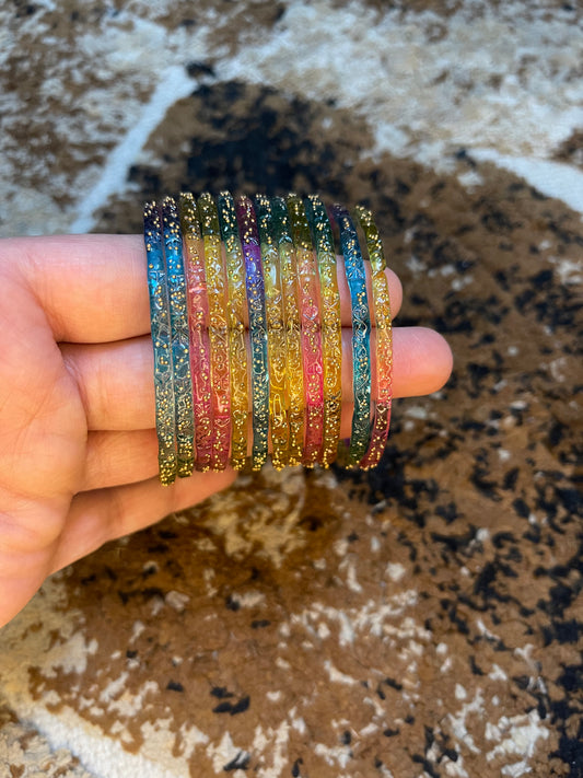 Raindrop Bangles in Size 2