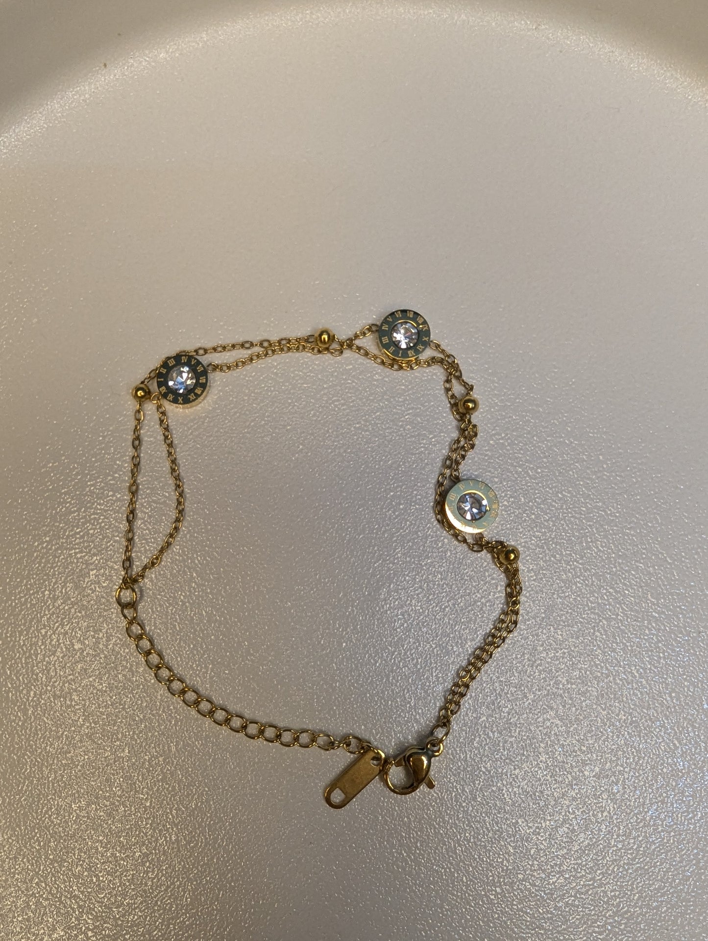 Disc Charm Bracelet