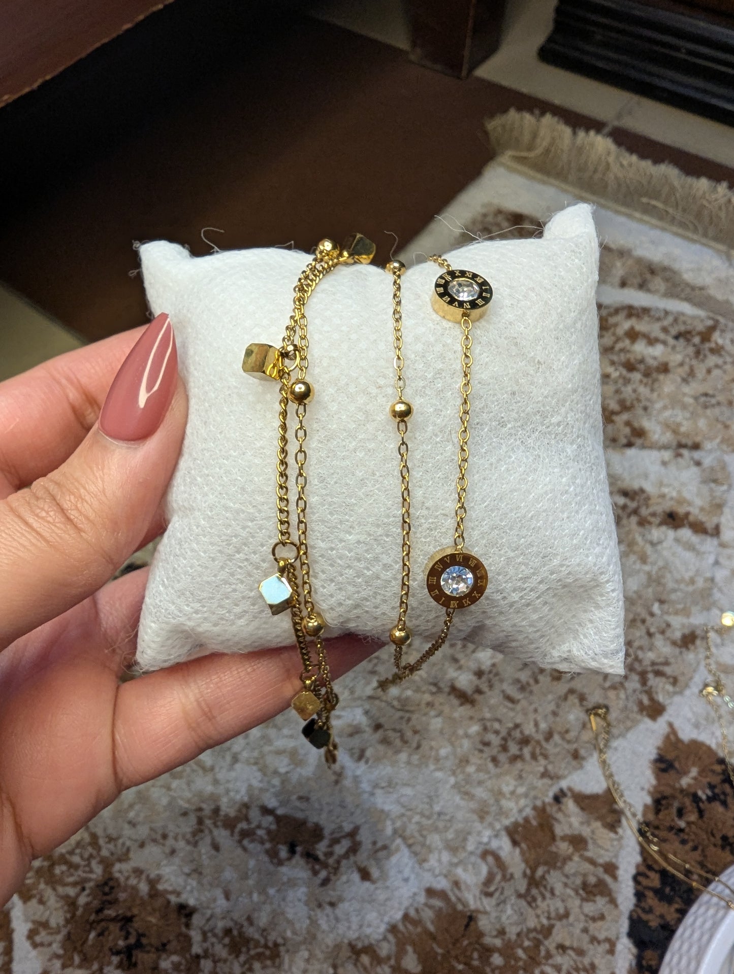 Disc Charm Bracelet