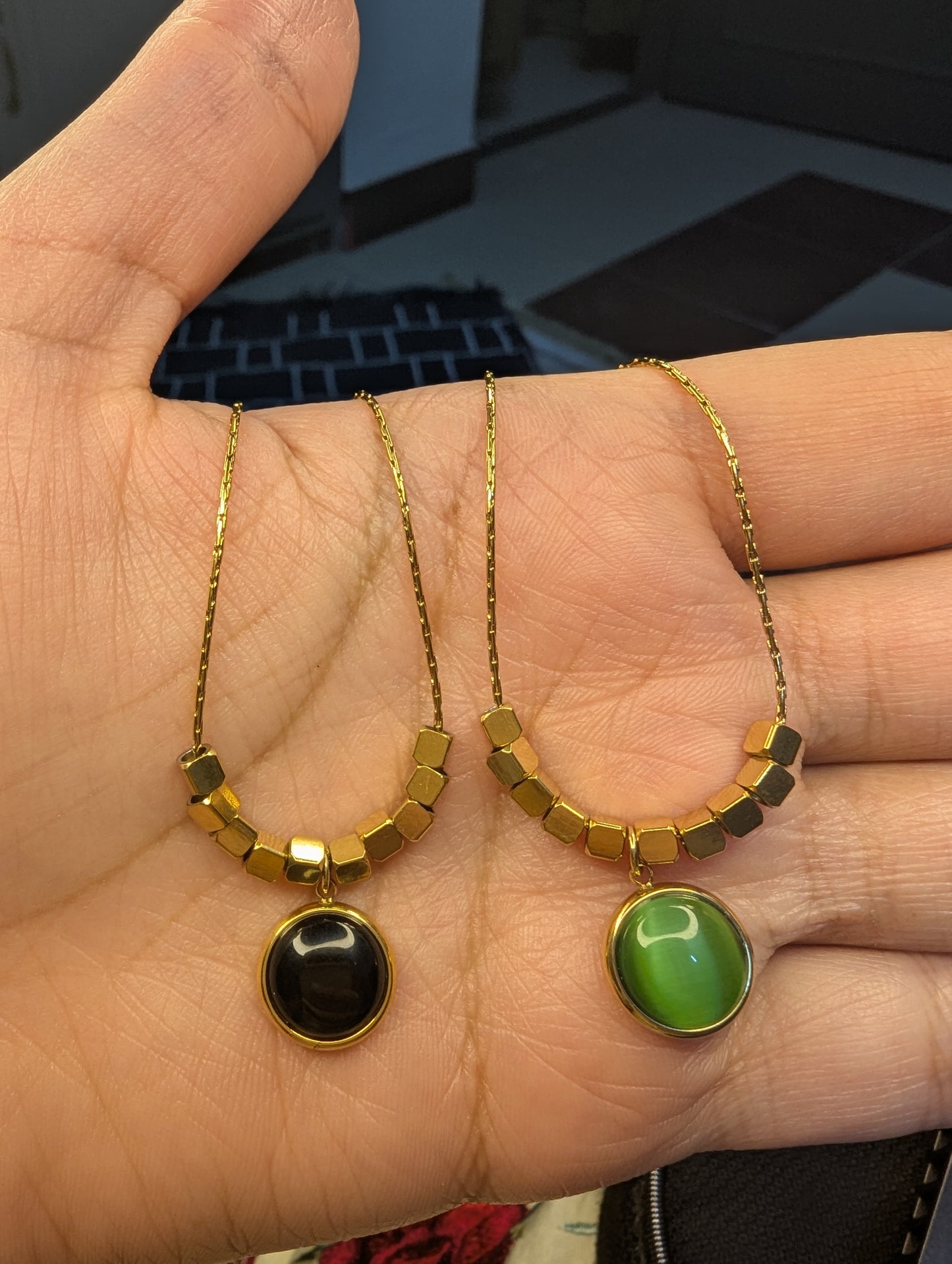 Noir Halo Pendant