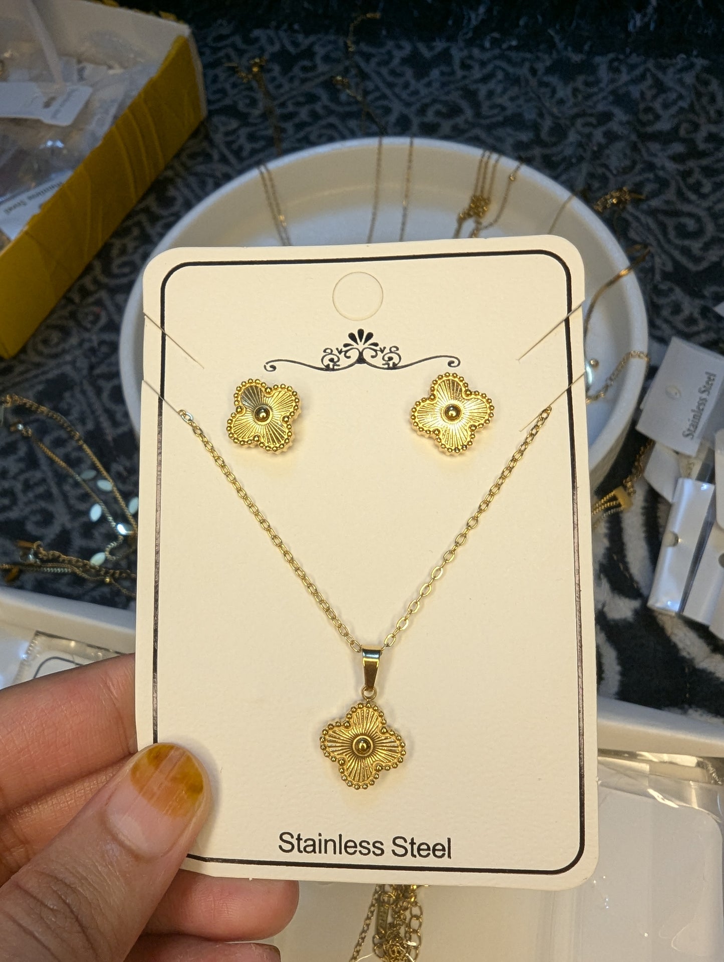 Clover Jewelry Set