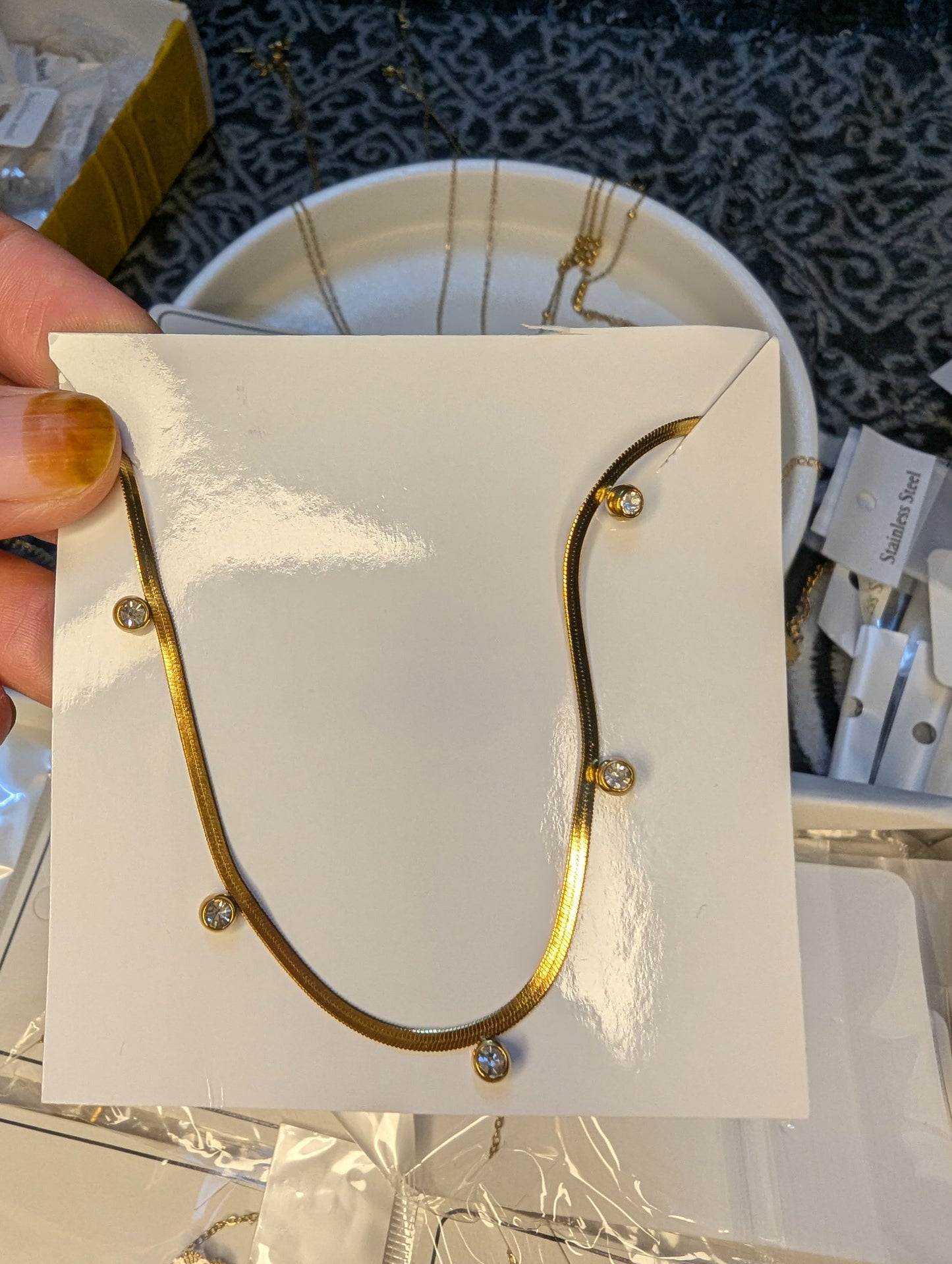 5 Stone Necklace
