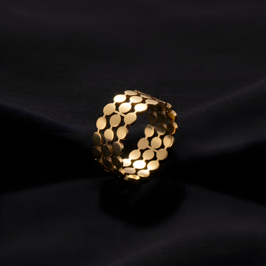 Gold Link Ring