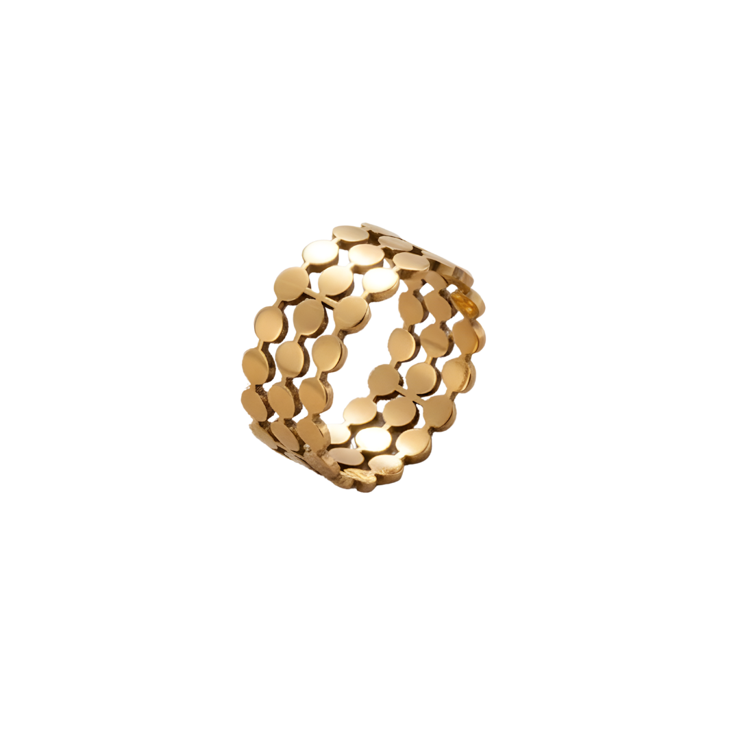 Gold Link Ring